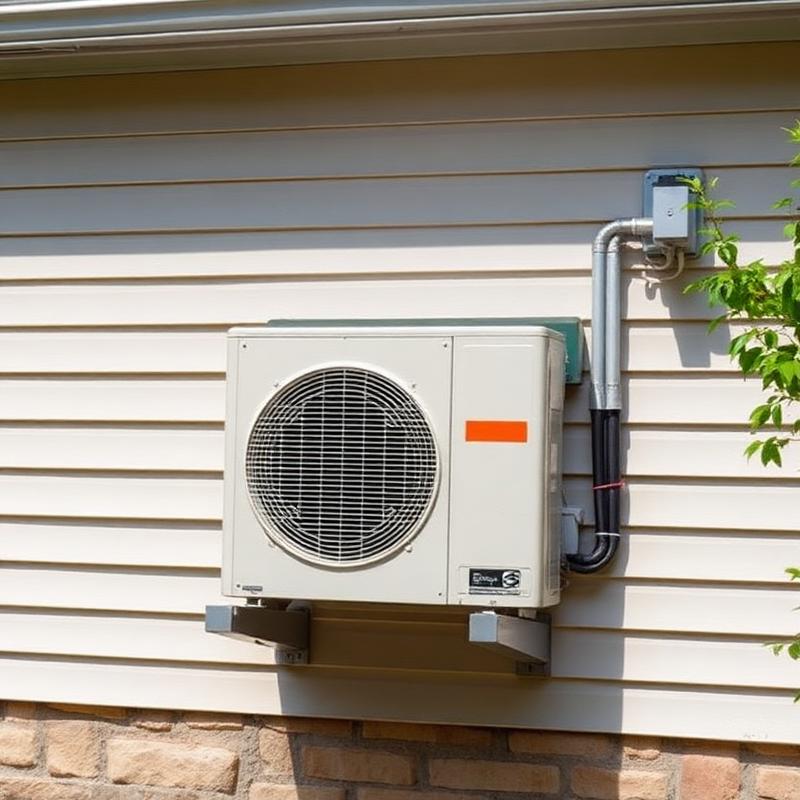 AC unit after repair service in Marietta GA by A&D HVAC