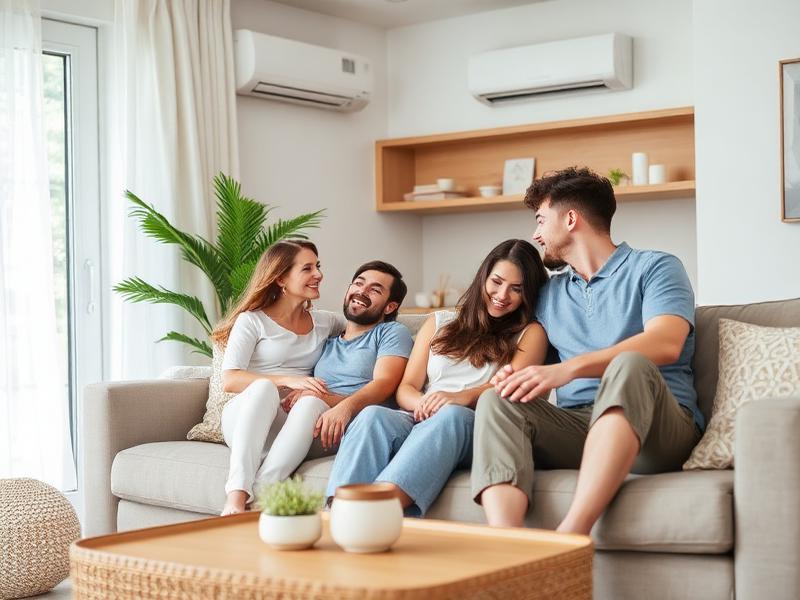 Family comfortable after AC replacement in Marietta GA
