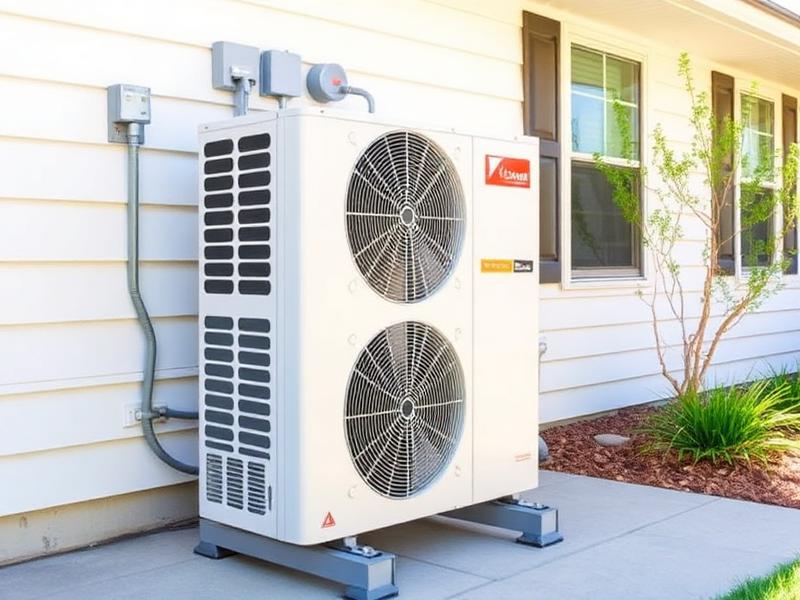 New AC condenser unit installed by A&D HVAC in Marietta GA